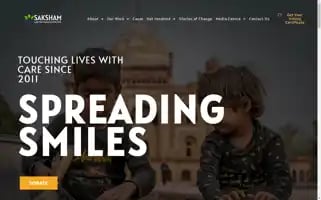 Sakshamahelpinghand.org Screenshot 2024-05-22 23:41:08