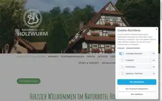Naturhotel-holzwurm.de Screenshot 2024-04-26 03:37:40