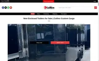 Collinscustomcargo.com Screenshot 2024-05-20 20:52:07
