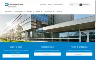 Clevelandcliniclabs.com Screenshot 2024-06-12 04:56:27