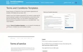 Termsconditionstemplate.net Screenshot 2024-07-09 18:01:55