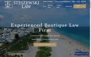 Steszewskilaw.com Screenshot 2024-07-09 01:41:07