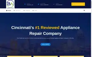 Baappliancerepairservice.com Screenshot 2024-05-15 13:14:41