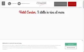 Condorhotelrimini.it Screenshot 2024-04-17 14:11:21