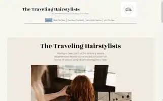 Thetravelinghairstylists.com Screenshot 2024-04-24 09:59:34