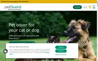 Petguard.co.uk Screenshot 2024-05-13 09:12:57