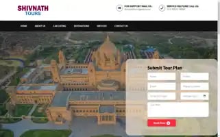 Shivnathtours.com Screenshot 2024-04-15 08:32:46