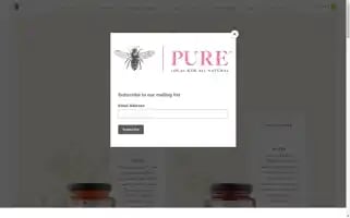 Purehoneyca.com Screenshot 2024-05-04 09:58:51
