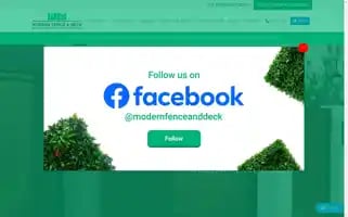 Modernfenceanddeck.com Screenshot 2024-07-04 14:53:44