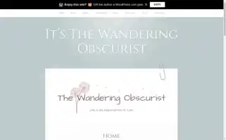 Itsthewanderingobscurist.com Screenshot 2024-05-21 04:04:10