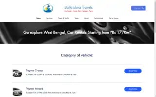 Balkrishnatravels.com Screenshot 2024-04-22 15:16:40