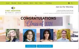 Firstmethodistgrapevine.org Screenshot 2024-05-15 22:12:33