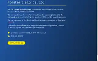 Forsterelectrical.co.uk Screenshot 2024-05-20 01:50:03