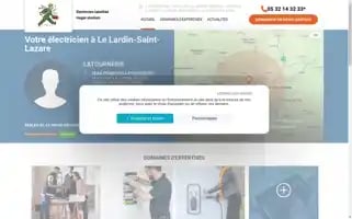 Electricien-lelardinstlazare-latournerie-hager.fr Screenshot 2024-04-18 13:13:59
