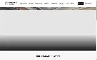 Windmillhotel.com.au Screenshot 2024-04-22 12:43:12