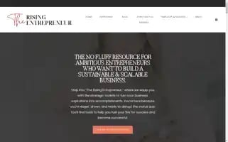 Therisingentrepreneur.com Screenshot 2024-05-22 15:03:39