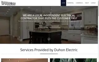 Duhonelectric.com Screenshot 2024-05-09 12:01:13