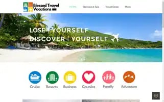 Blessedtravelvacations.com Screenshot 2024-04-16 17:03:50