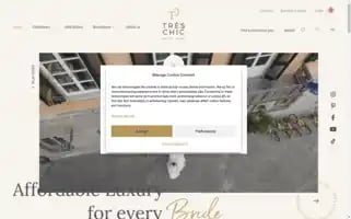 Treschicbridalwear.com Screenshot 2024-06-14 11:59:17