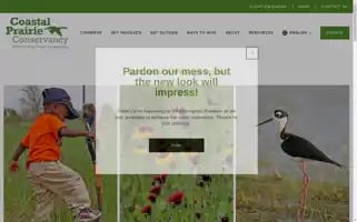 Coastalprairieconservancy.org Screenshot 2024-06-13 02:40:35