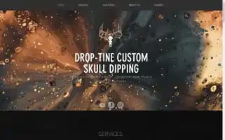 Droptinecustomskulldipping.com Screenshot 2024-06-12 22:43:20