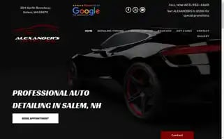 Alexanderdetailing.com Screenshot 2024-05-15 10:52:57