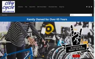 Citycycleinc.com Screenshot 2024-05-15 17:33:08