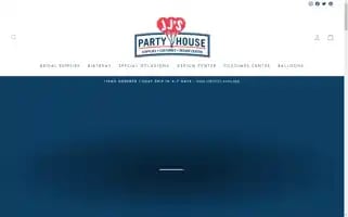 Jjspartyhouse.com Screenshot 2024-05-12 13:00:28