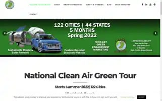 Cleanairgreentour.com Screenshot 2024-04-26 23:07:23