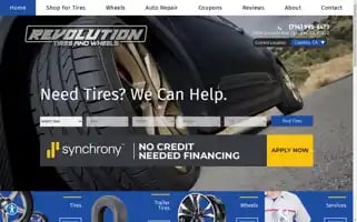 Revolutiontiresandwheels.com Screenshot 2024-05-13 17:00:45