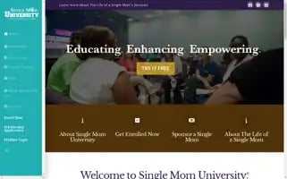 Singlemomuniversity.com Screenshot 2024-07-04 23:53:18
