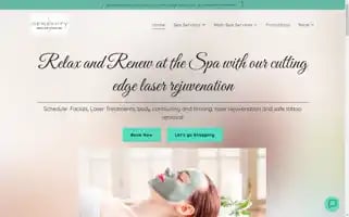 Serenityskincarestudio.com Screenshot 2024-05-16 16:45:13