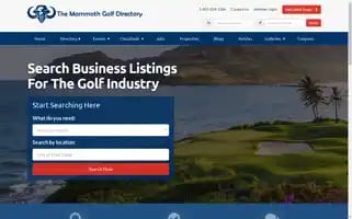 Mammothgolfdirectory.com Screenshot 2024-05-16 06:42:58