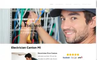 Electricianproscanton.com Screenshot 2024-06-13 14:00:39