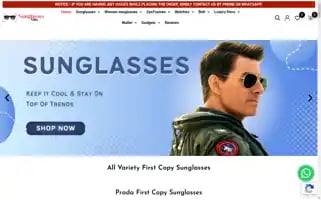 Sunglassesvilla.com Screenshot 2024-06-28 11:42:42