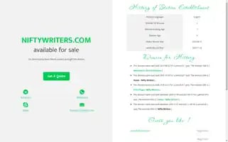 Niftywriters.com Screenshot 2024-05-13 03:47:16