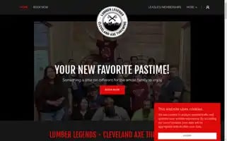 Clevelandaxethrowing.com Screenshot 2024-06-13 03:04:53