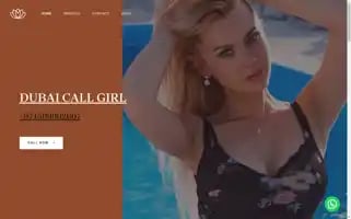 Dubaicallgirl.info Screenshot 2024-06-27 14:15:43