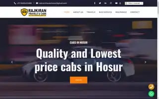 Rajkirantravelsandcabs.com Screenshot 2024-04-16 03:08:04