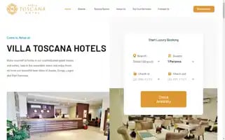 Villatoscanahotels.com Screenshot 2024-04-19 08:34:03