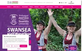 Swanseahalfmarathon.co.uk Screenshot 2024-06-12 02:45:29