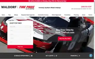 Waldorftirepros.com Screenshot 2024-05-14 23:26:46
