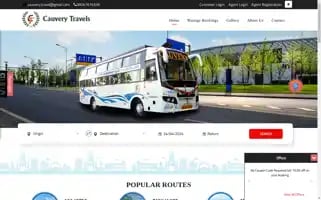 Cauverytravels.com Screenshot 2024-04-24 10:10:25