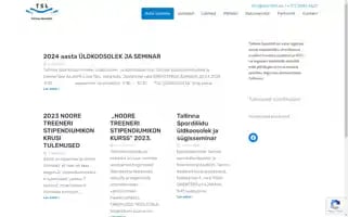 Spordiliit.ee Screenshot 2024-07-04 03:35:32