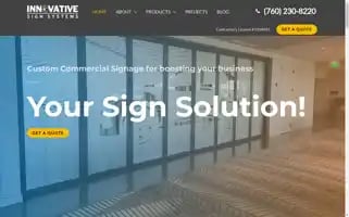 Innovativesignsystems.com Screenshot 2024-06-17 18:02:42