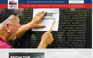 Veteranshonorflightofndmn.org Screenshot 2024-04-17 10:03:11
