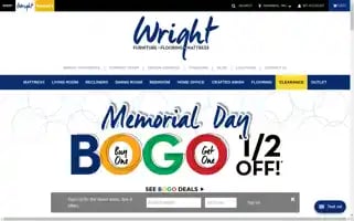 Wrightfurnitureandflooring.com Screenshot 2024-05-15 05:59:43