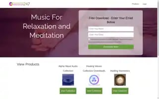 Relaxationmeditation247.com Screenshot 2024-06-30 17:15:19