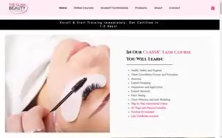Eyelashextensiontechtraining.com Screenshot 2024-06-26 11:14:34