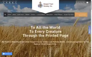 Gospeltractsociety.org Screenshot 2024-06-14 03:42:30